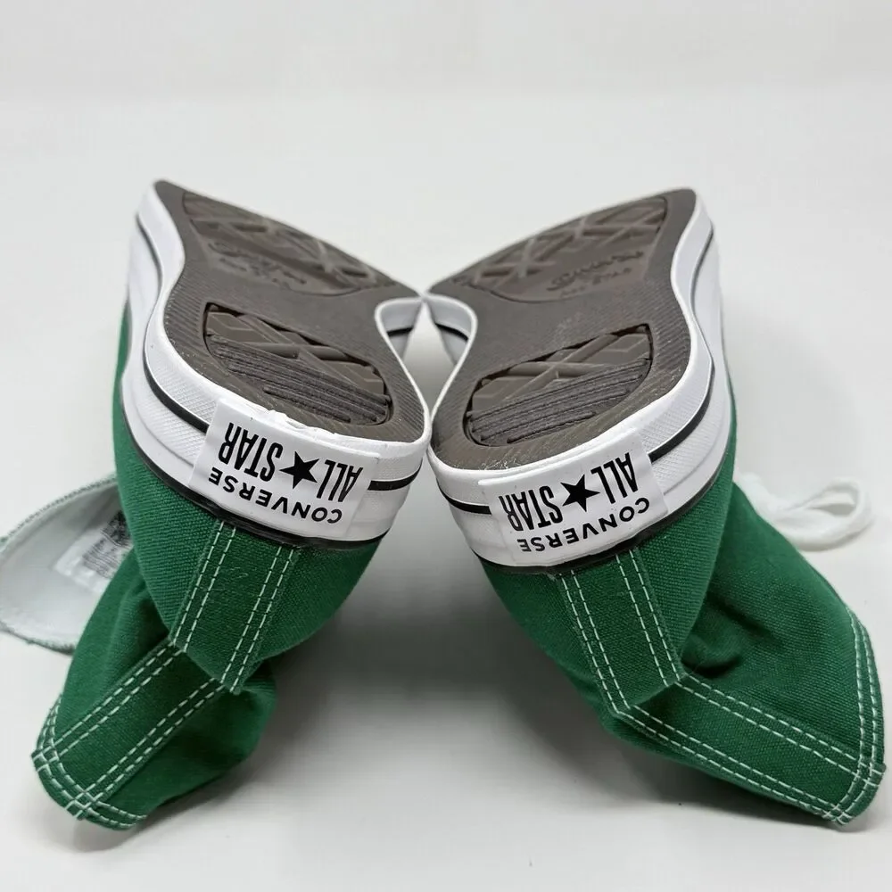 Converse All Star Sneakers Mens 9.5 Green Canvas High Top Classic Grunge Shoes